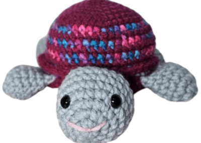 Shelly Turtle Pink No Sew Crochet