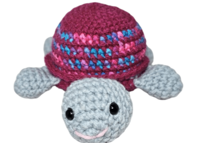 Shelly Turtle Pink No Sew Crochet